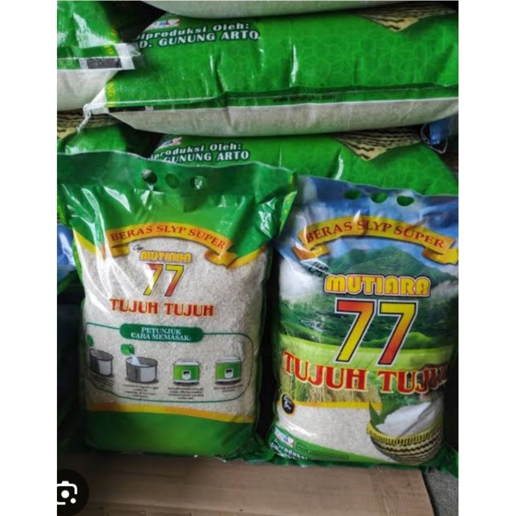 

Beras Premium 77 Kemasan 5kg
