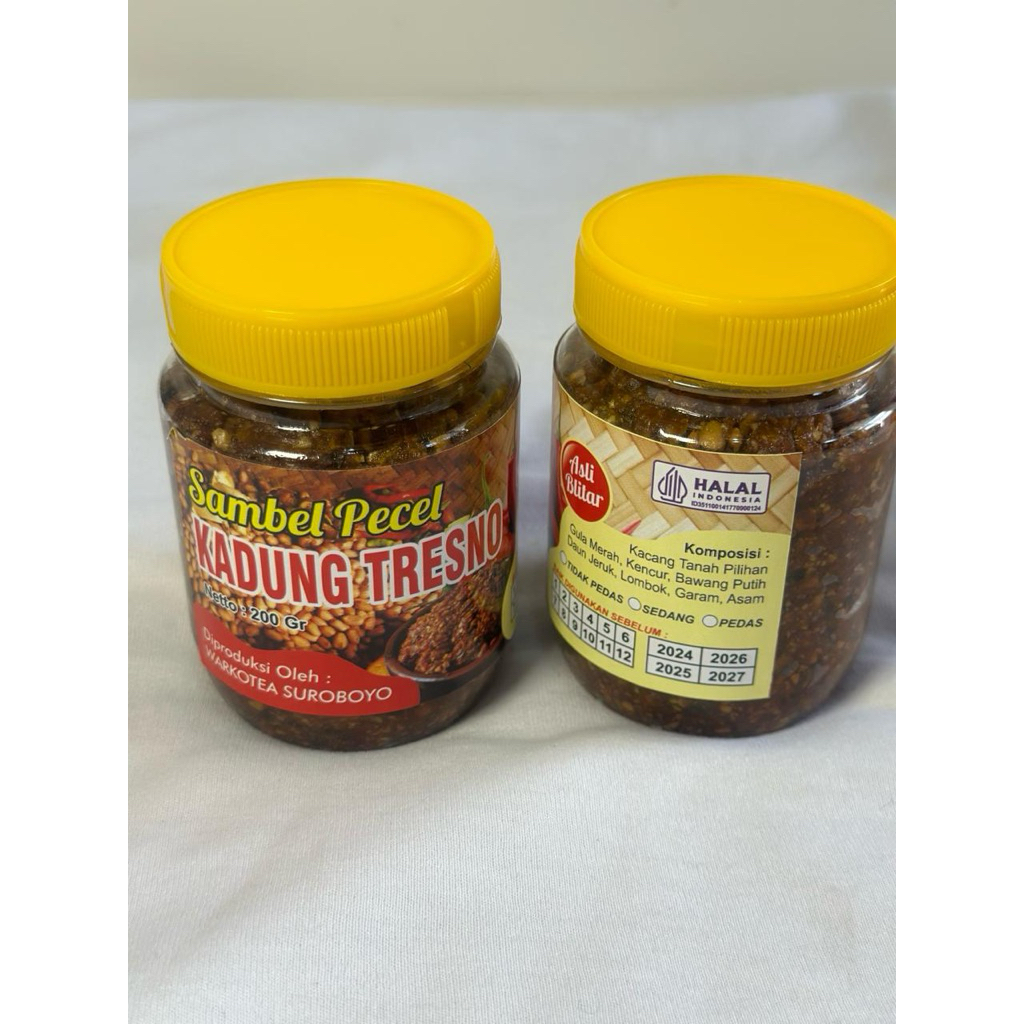 

Sambel pecel rasa sedang, 200gr
