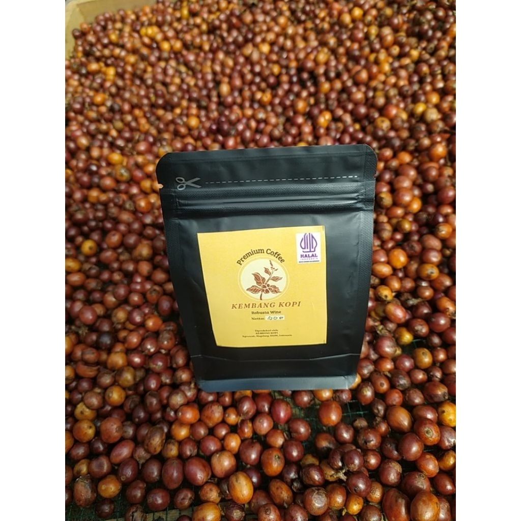 

kopi bubuk robusta wine/fermentasi