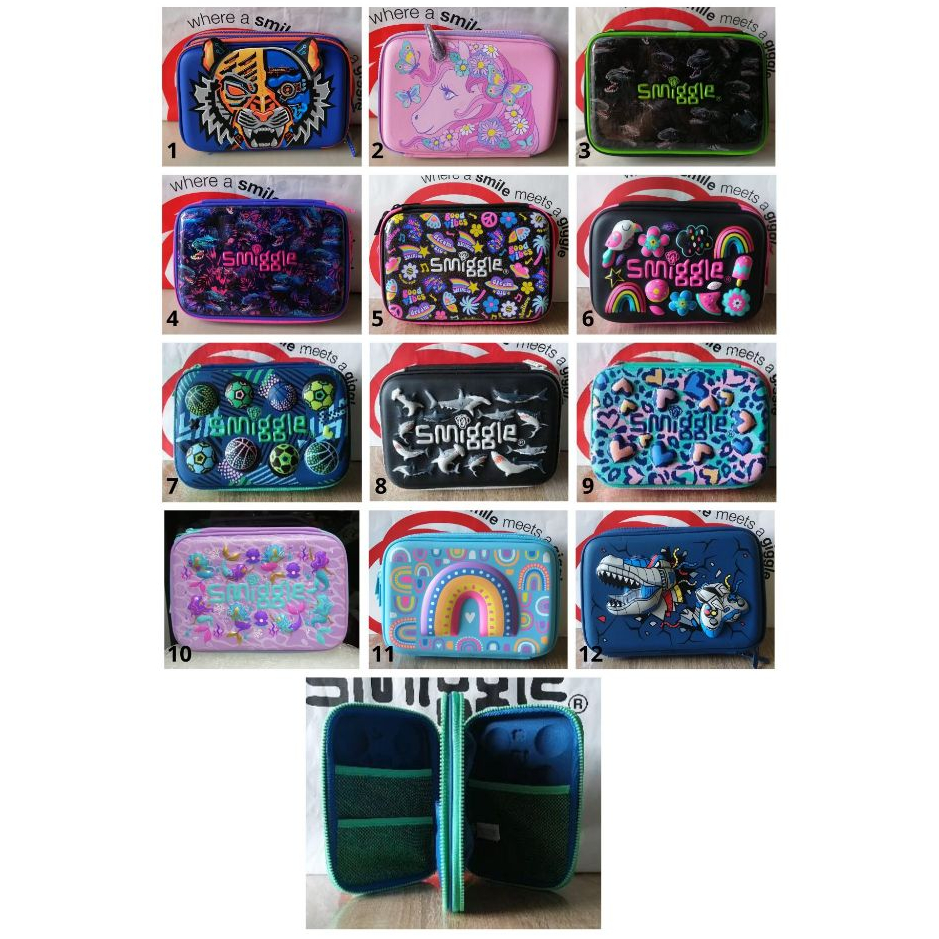 

SMIGGLE Double Hardtop Pencil Case / kotak pensil