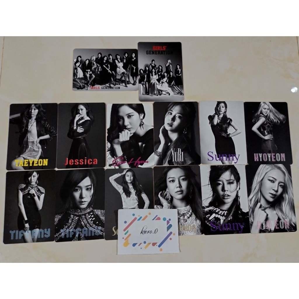 SNSD Girls' Generation ~Love & Peace~ 3rd Japan Tour Trading Card/Postcard/Photocard