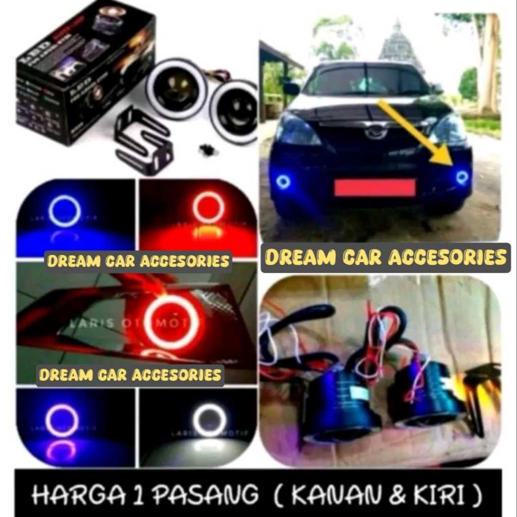 FogLamp Angel Eyes Lampu Kabut Angel Eyes 89Mm Avanza Xenia Calya Sigra Agya Ayla Rush Terios