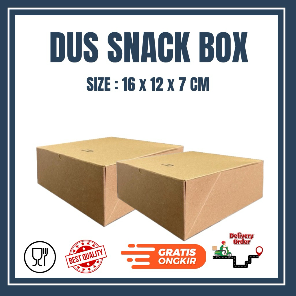 

DUS SNACK 16 x 12 SUPER TEBALL TERMURAH KUALITAS BAGUS DUS SNACK BOX NON LAMINASI