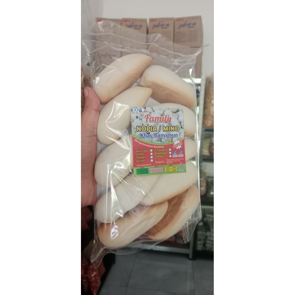 nopia khas banyumas pack 500gr / oleh oleh khas banyumas / kue nopia/mino