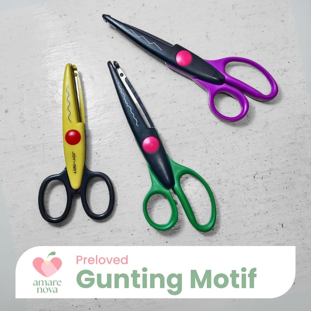 

[PRELOVED] TAKE ALL Gunting Motif Zig Zag