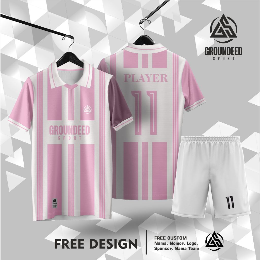 Baju Jersey Futsal Wanita Sepakbola Custom Full Printing Gratis Pasang Nama Nomor Bisa Satuan