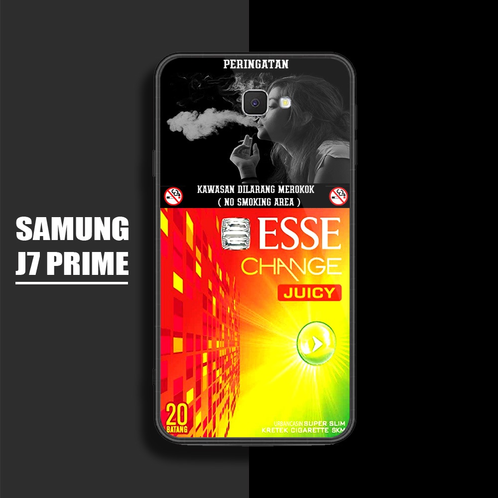 Case Samsung J7 Prime Urban Casing Motif [ Rokok M50 ] Case Hp Glosy Casing Kesing Softcase Bisa cod