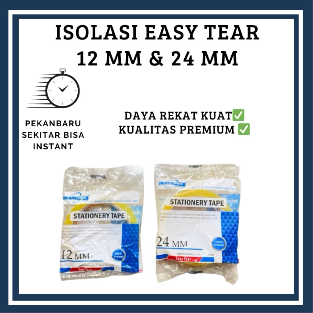 

STATIONERY TAPE - ISOLASI BENING - KUALITAS OKE