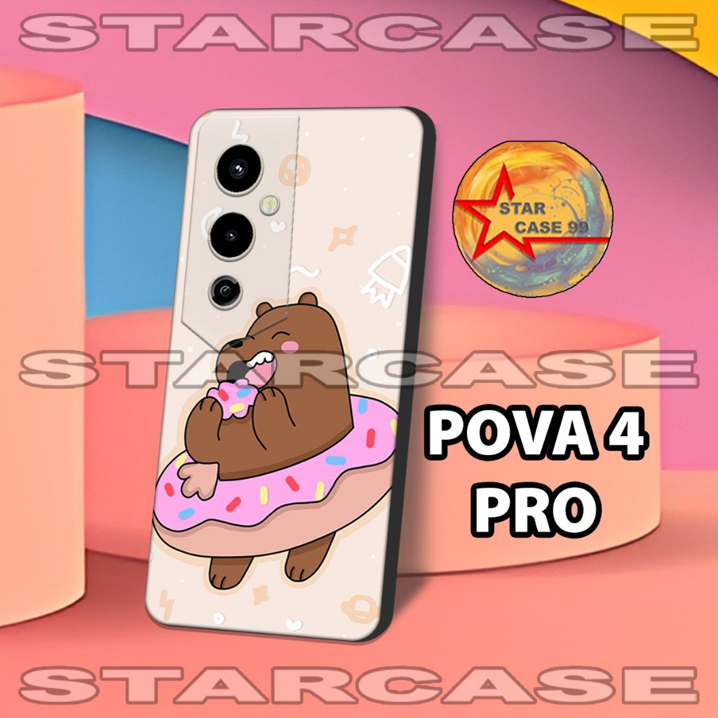 Softcase karet tecno pova 4 pro/S30/Motif cartoon/casing tecno pova 4 pro/case hp tecno pova 4 pro