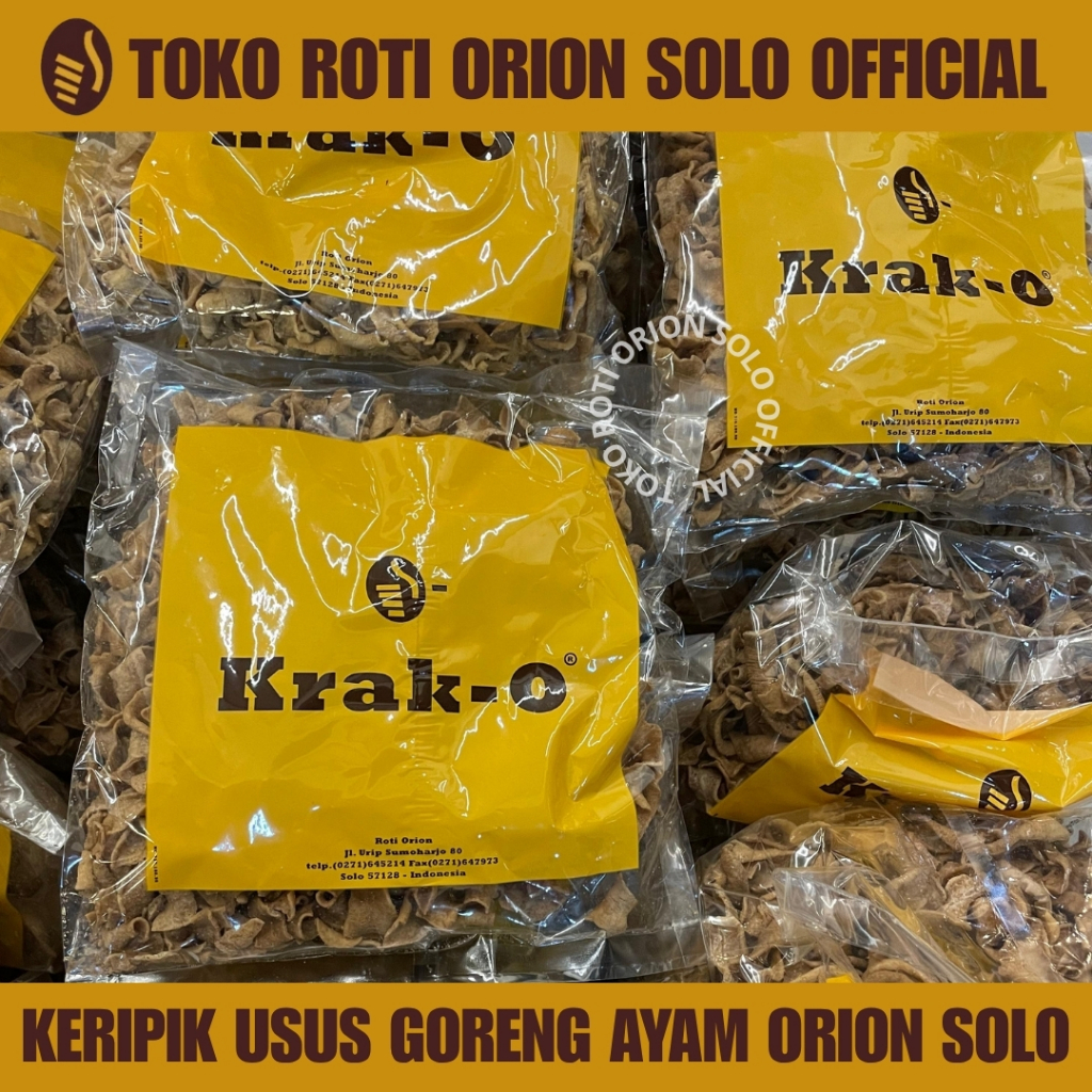 

Keripik Usus Goreng Ayam Orion Solo