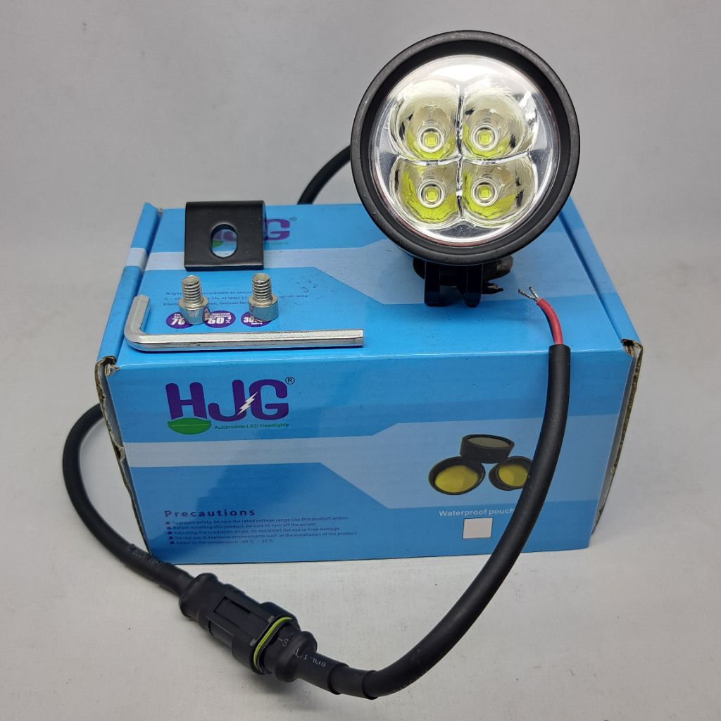 Lampu Tembak L4X Original HJG Motor dan Mobil LED Sorot 100% original HJG