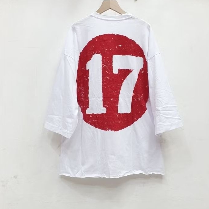 Atasan Kaos Wanita Import Putih 17