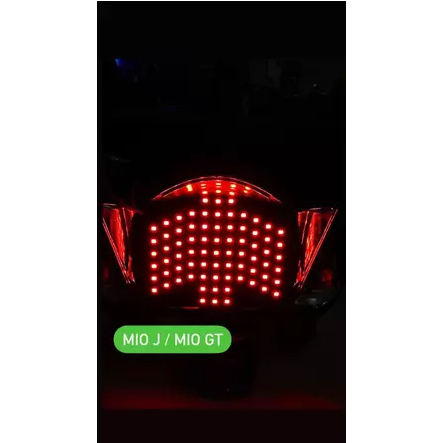 STOPLAMP RUNNING MIO J LAMPU RUNNING MIO J/MIO GT OTOMATIS BISA DIATUR KECEPATAN KEDIPAN