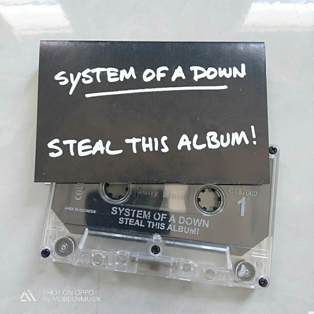 Kaset pita System Of A Down SOAD album Steal This Album (2002) Sony Music