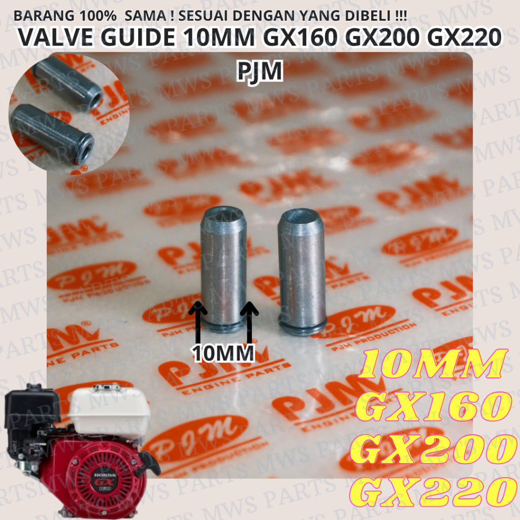 VALVE GUIDE 10MM BOTOL KLEP VALPE GUID BOTOL VALVE BOSH BOTOL KLEP BOS KLEP MESIN HONDA GX160 GX200 