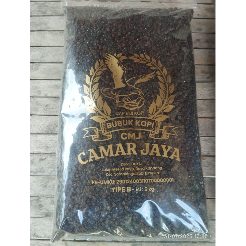 

250 Gram Bubuk Kopi Saring ( Merk CMJ ) Asli khas Samalanga