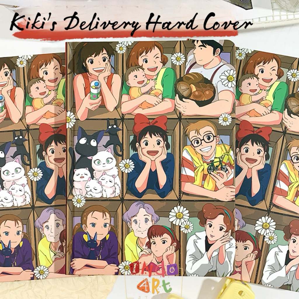 

(IAS) Buku Catatan Note Book Notepad Arrietty Bergambar Ghibli Totoro Spirited Away Anime Manga Full Colour Unik Lucu Howl’s Moving Castle Ponyo Kiki’s Delivery Service