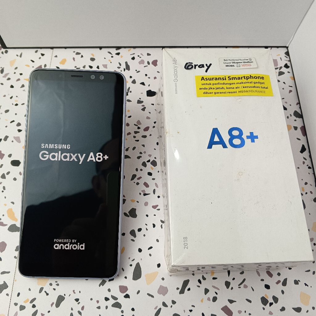 Samsung Galaxy A8+ A8 Plus 2018 6/64gb - Gray - Second