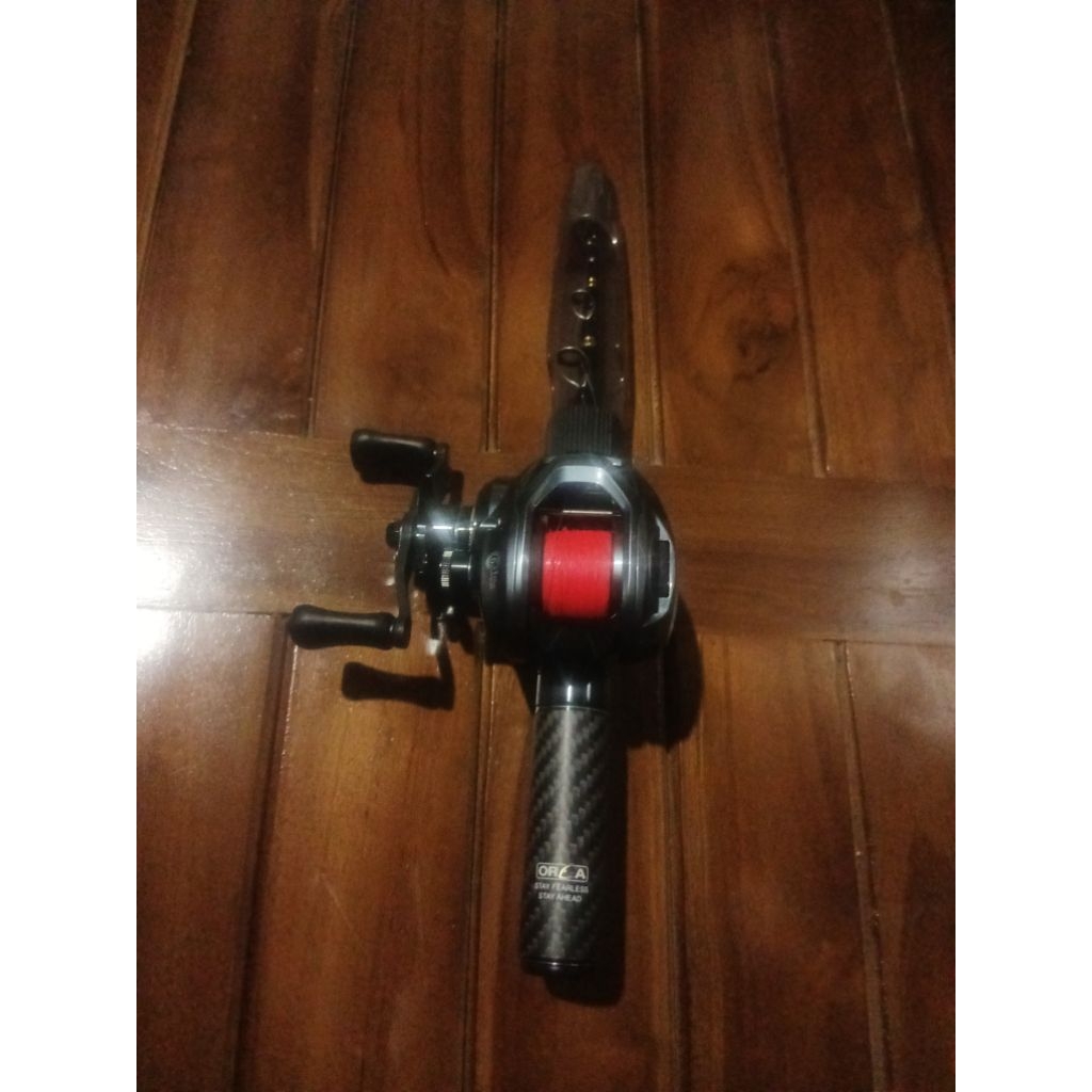 joran orca lure 2 ring fuji + reel bc kenzie zenix