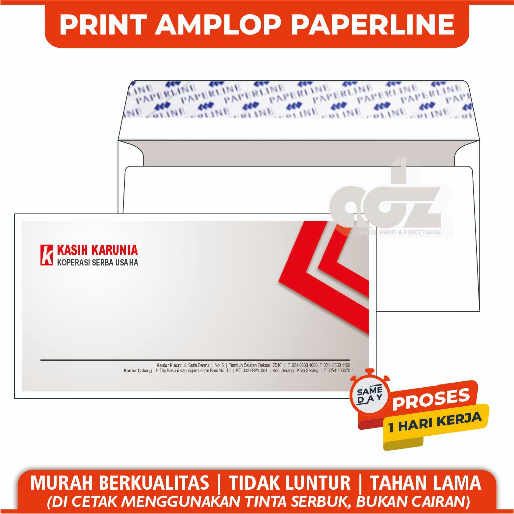 

Cetak Print Amplop Custom Amplop Kabinet Paperline C90 - Murah Berkualitas