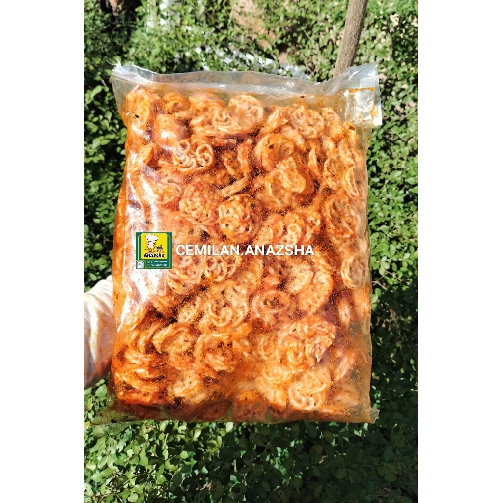 

Kerupuk Mawar /Kerupuk Seblak Rafael Pedas Daun Jeruk