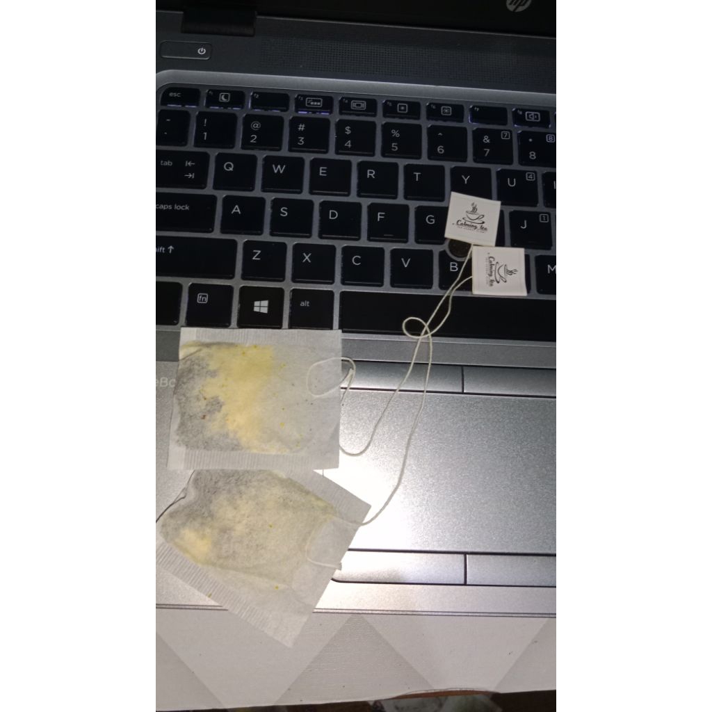 

Calming tea (teh bunga telang+lemon)