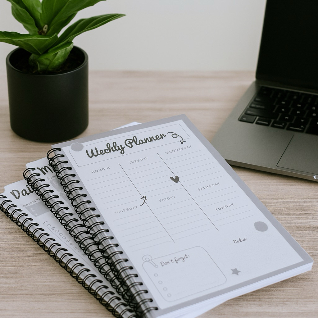 

DAILY PLANNER/WEEKLY PLANNER/MONTHLY PLANNER/DIARY PLANNER BOOK/NOTEPAD/BUKUCATATAN/MURAH