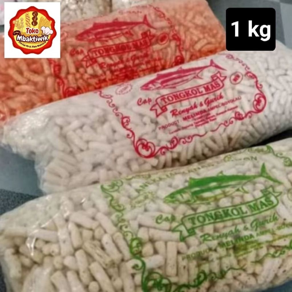 

kerupuk ikan tongkol 1 kg cap tongkol mas rambak tongkol 1 kg cap tongkol mas stik tongkol 1 kg cap tongkol mas