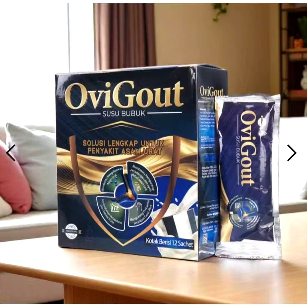

OVIGOUT MILK SUSU ASLI ORIGINAL OBAT ASAM URAT NYERI SENDI KOLESTROL