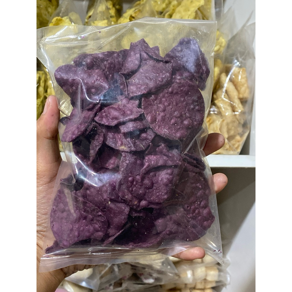 

kripik ubi ungu serba 7000