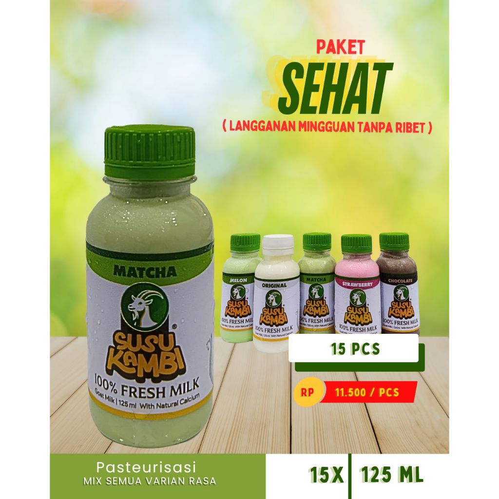 

Paket Sehat Mix Varian Rasa Isi 15 Botol