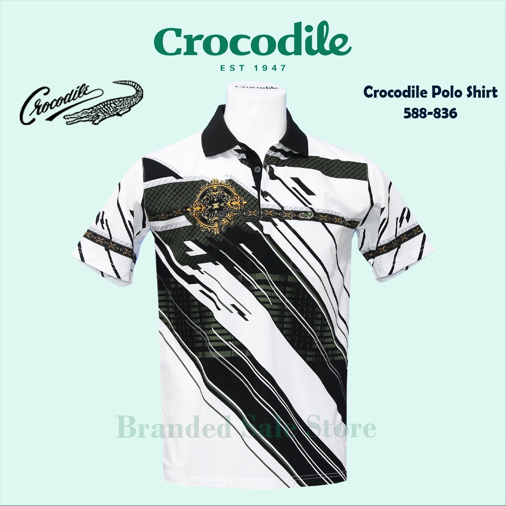 Baju Kaos Kerah Pria - Men Polo Shirt Original CROCODILE  588-836-09