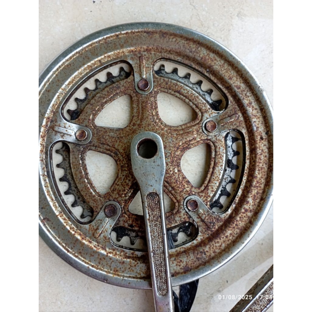 Crank sepeda balap jadul antik