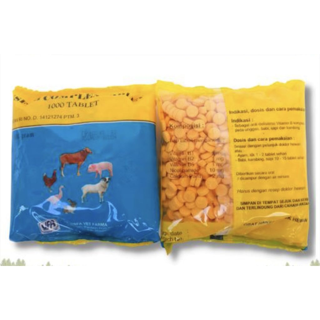 USFA B COMPLEX MULTIVITAMIN TERNAK SAPI AYAM BABI  DLL