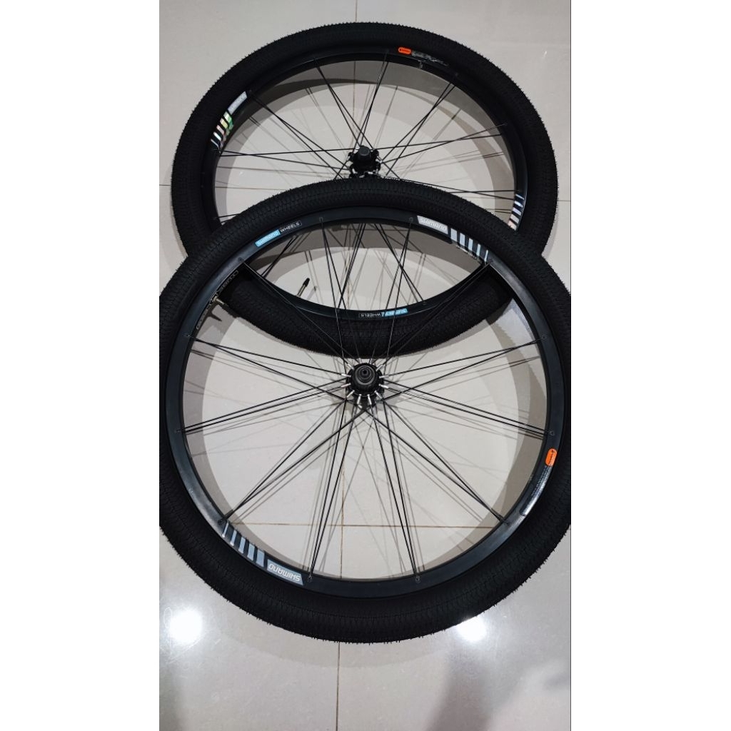Wheelset MTB Disc brake Shimano Deore XT 26' WH-M765 ,Plus Ban 26x2.30 siap pakai