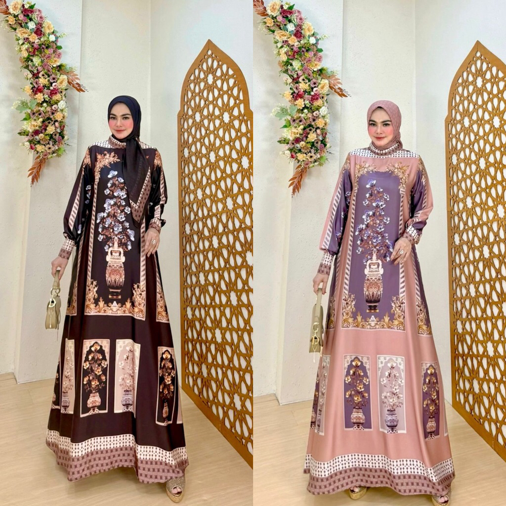 Yasmin Set Dress [ ORIGINAL ] new collection dress muslimah