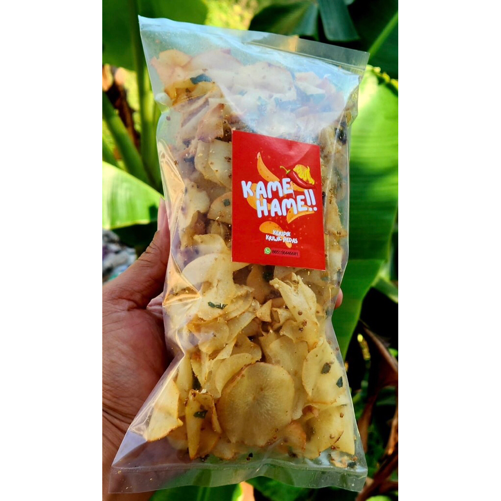

keripik singkong kriwil rasa ketumbar daun jeruk