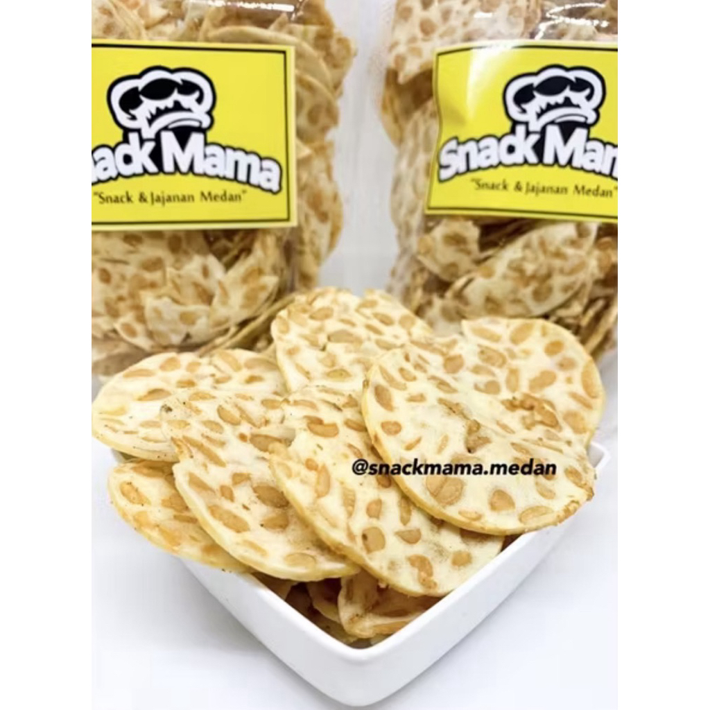 

[250GR] KERIPIK TEMPE CRISPY PREMIUM / SNACKMAMA