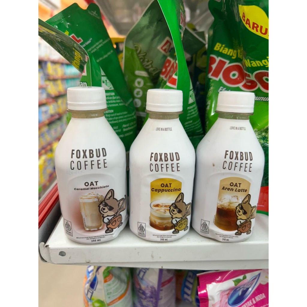 

FOXBUD coffee oat bottle 240ml