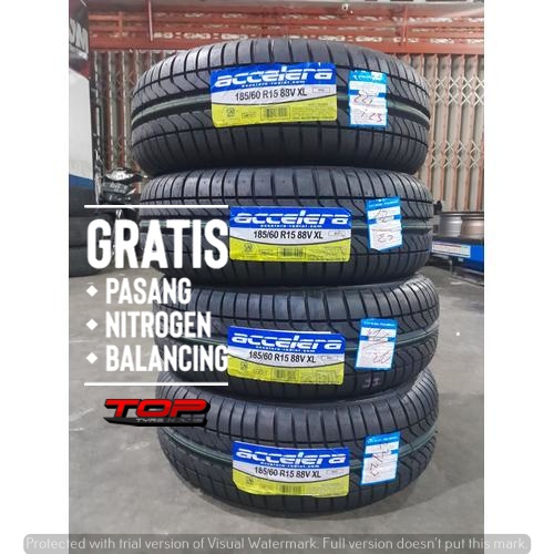 Ban Mobil Toyota Yaris Size 185 60 R15 Accelera Tipe Rho Tubless - Nik Terbaru ring 15