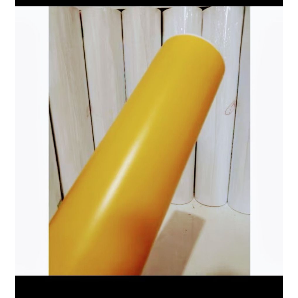 Skotlet stiker motor kuning doff Maxdecal