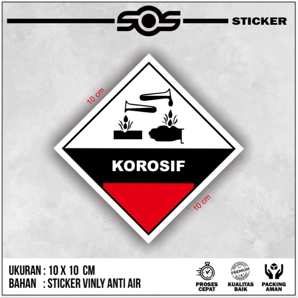 

STICKER SIGN / STICKER TANDA + STICKER LABEL PERINGATAN B3 KOROSIF + STICKER LABEL + STICKER PERINGATAN