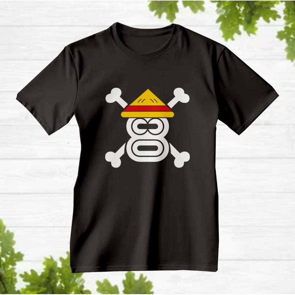 KAOS  BAJU 17 AGUSTUS ONE PIECE 80 TAHUN