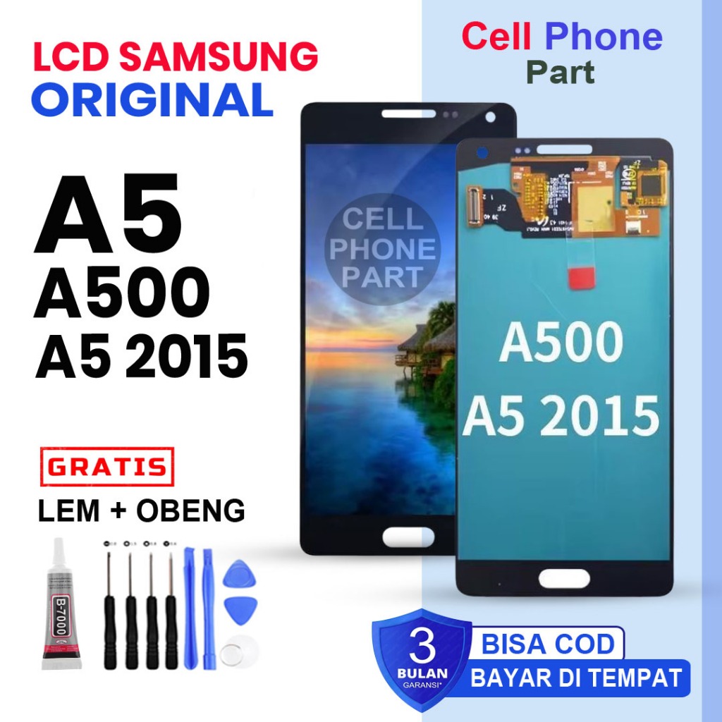 Lcd Samsung A5 / A500 / A500F / A5 2015 Fullset Touchscreen