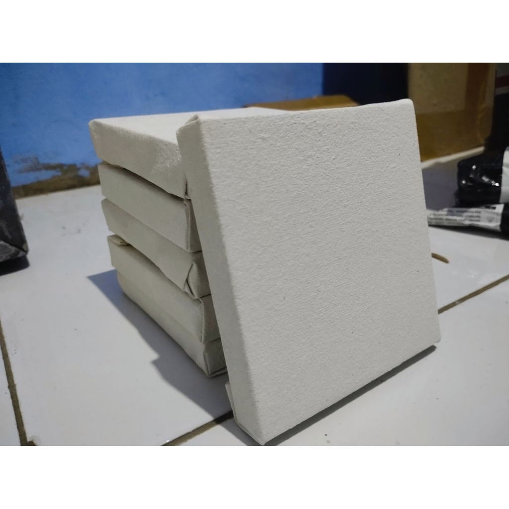 

Kanvas lukis mini 10x10 cm termurah, cocok untuk belajar melukis