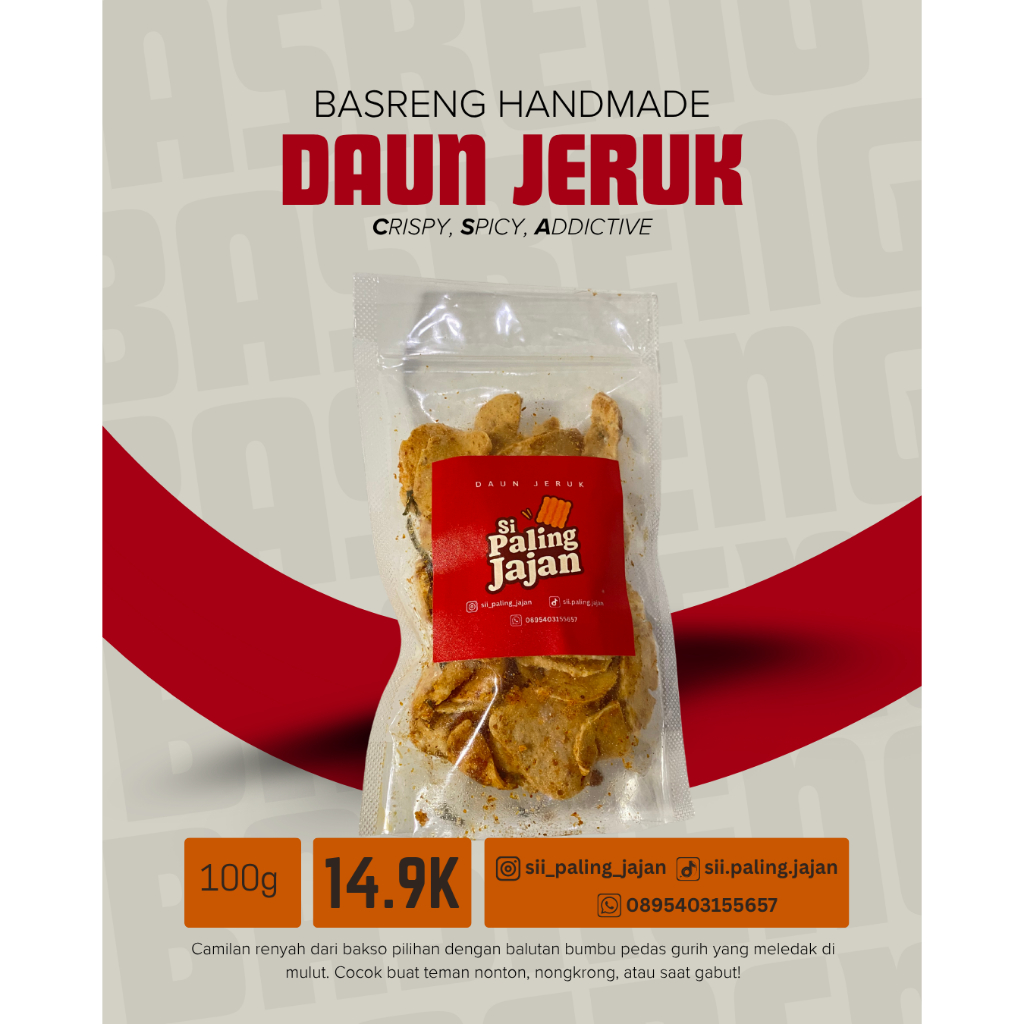 

BASRENG HANDMADE - DAUN JERUK | SI PALING JAJAN