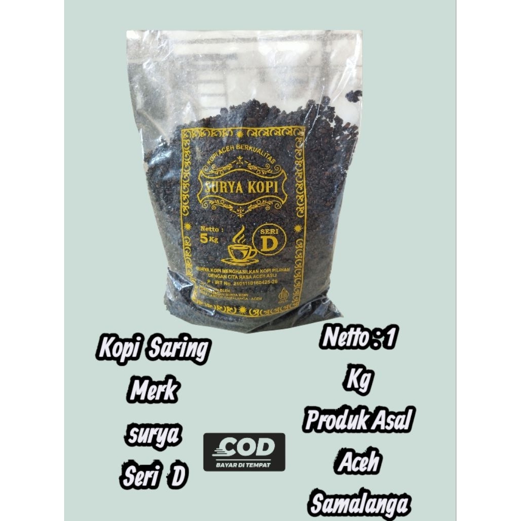 

1kg Bubuk Kopi Kasar Samalanga Aceh