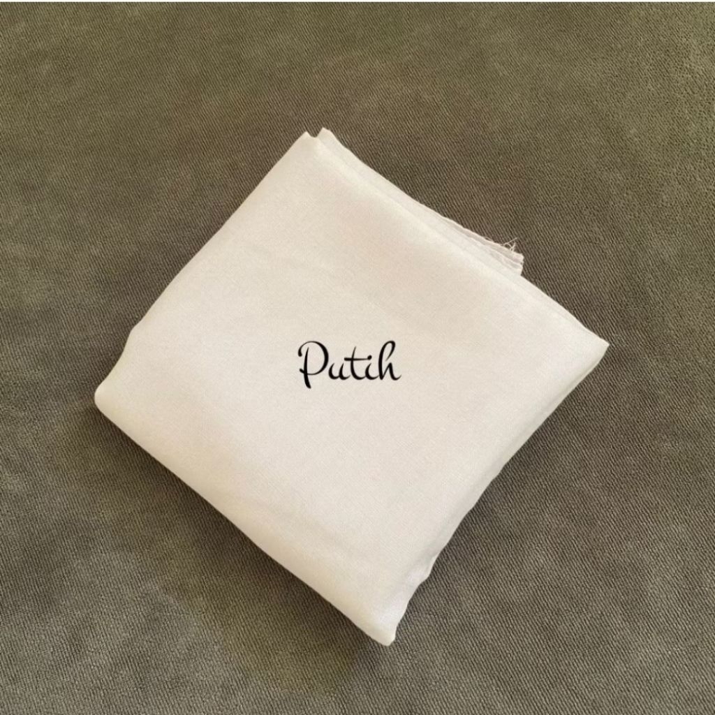 kerudung Paris Premium/Hijab Putih