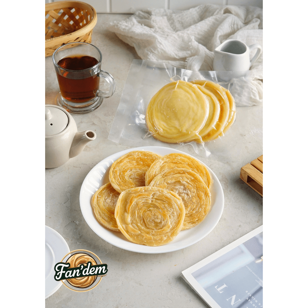 

Roti Maryam / Roti Canai / Roti Cane Frozen Rasa Original Isi 5 Pcs