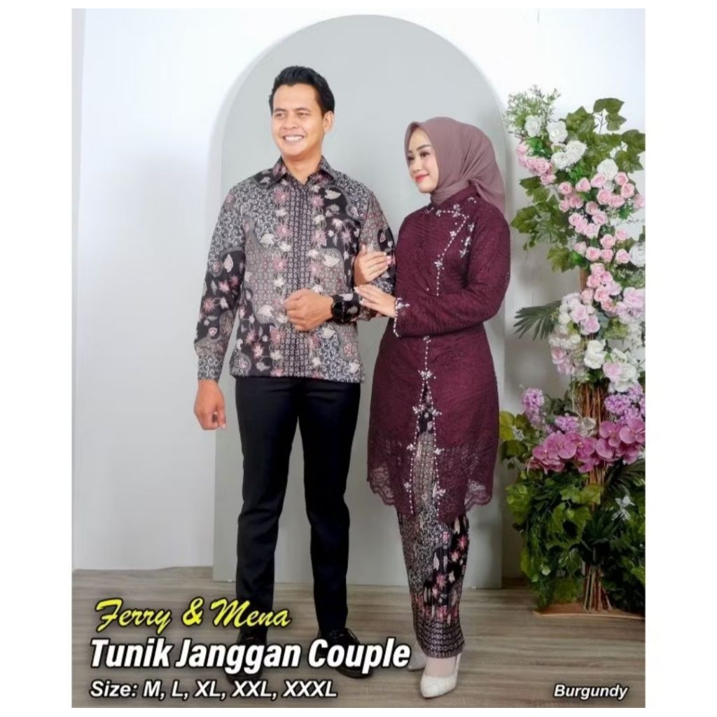 Termurah Couple Kebaya Brukat Jumbo Modern / Couple Kebaya Jumbo Modern / Couple Kebaya Tunik Jangga